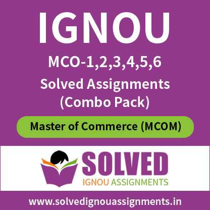 ignou m.com second year assignment